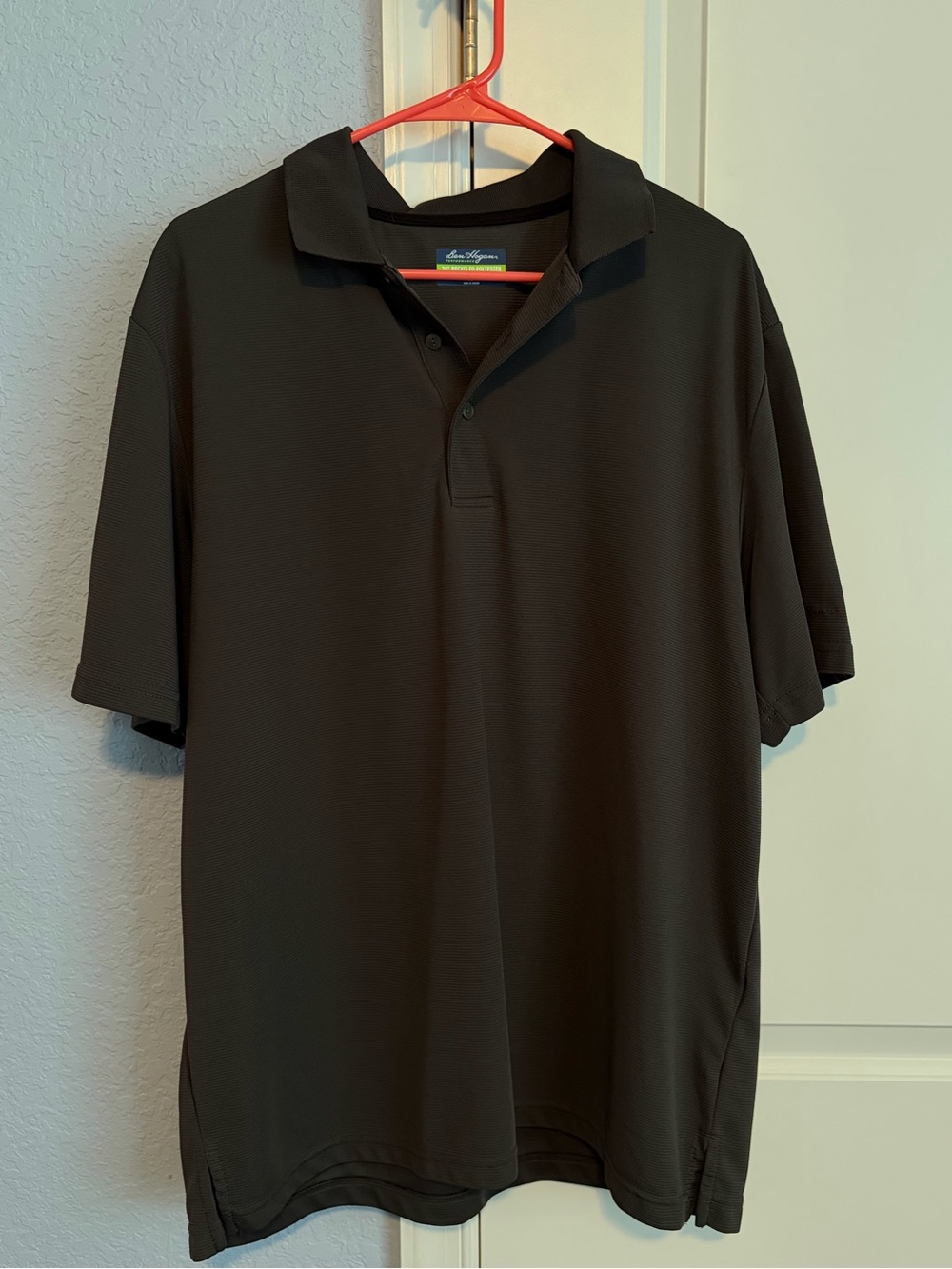 NWOT Ben Hogan Men's Black Short-Sleeve Polo